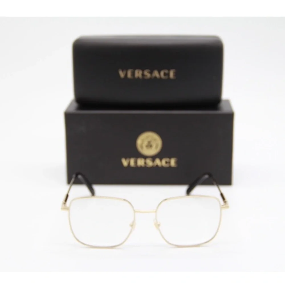 NEW VERSACE EYEGLASSES VE1281 1002 WOMEN’S EYEWEAR VERSACE MOD 1281 GOLD